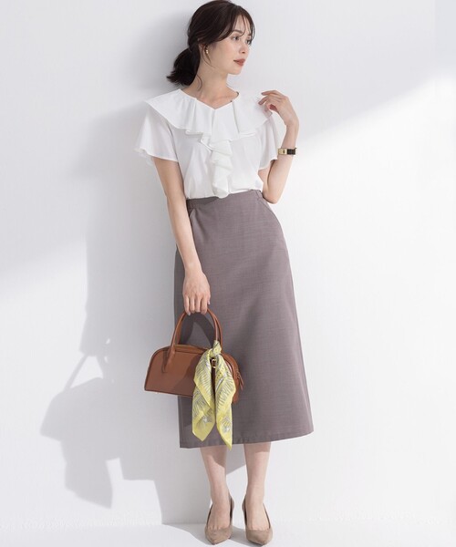 「組曲」 半袖カットソー 7 ネイビー レディース_画像5