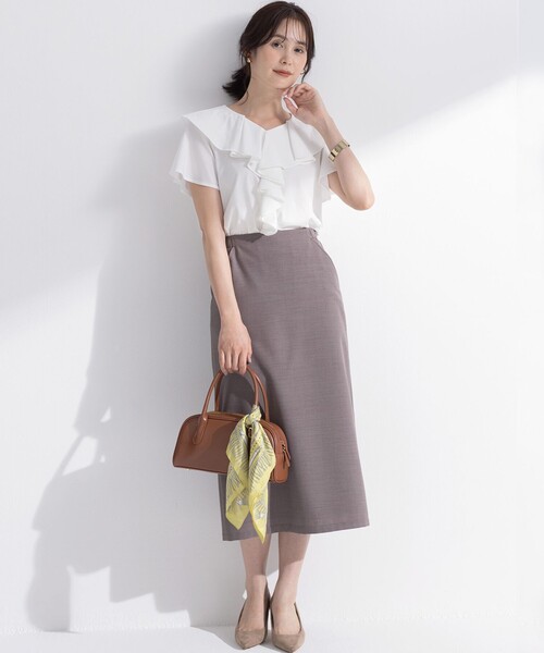 「組曲」 半袖カットソー 7 ネイビー レディース_画像6