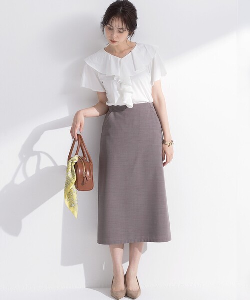 「組曲」 半袖カットソー 7 ネイビー レディース_画像7