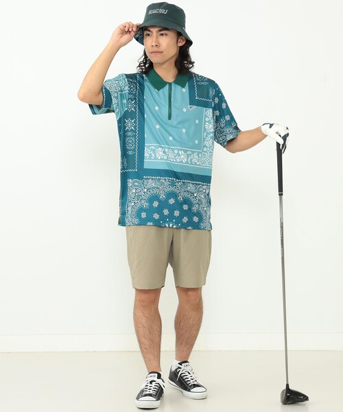 BEAMS GOLF（ビームス ゴルフ） 半袖Tシャツ L グリーン メンズ