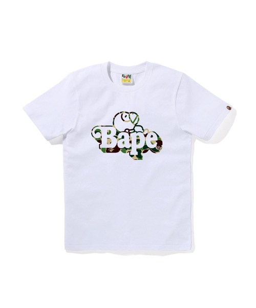 A BATHING APE（アベイシングエイプ） tシャツ ABC CAMO MILO ON BAPE