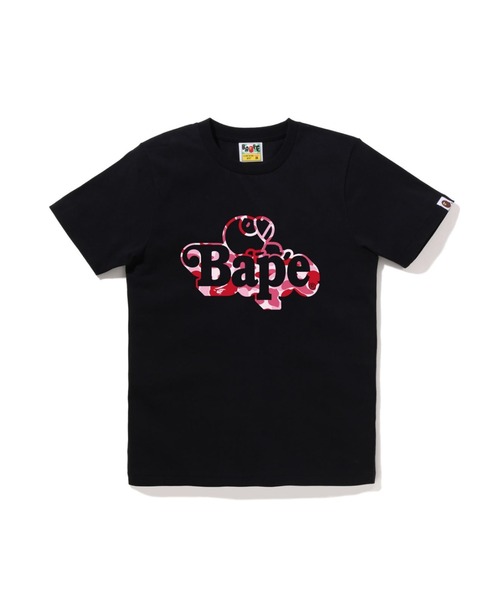 A BATHING APE（アベイシングエイプ） tシャツ ABC CAMO MILO ON BAPE