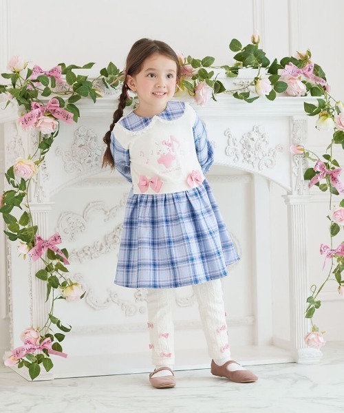 coeur a ワンピース ドッキングワンピース キッズ 子供服 女の子