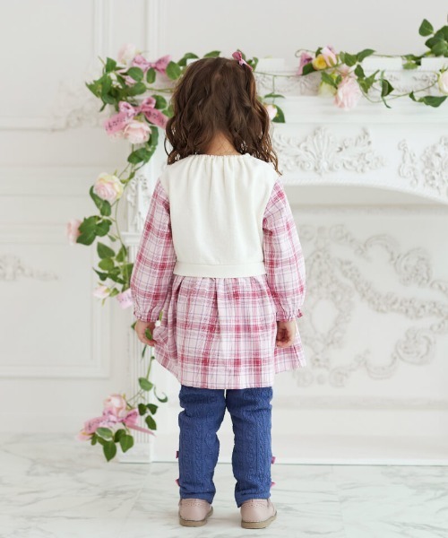 coeur a ワンピース ドッキングワンピース キッズ 子供服 女の子