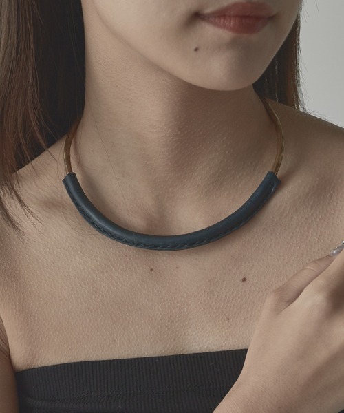 Crescioni クレッシオーニ　レザーネックレス Crescioni ネックレス crescioni/クレッシオーニ kiva bracelet