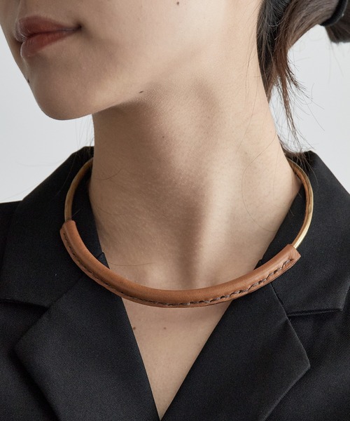 Crescioni クレッシオーニ　レザーネックレス Crescioni ネックレス crescioni/クレッシオーニ kiva bracelet