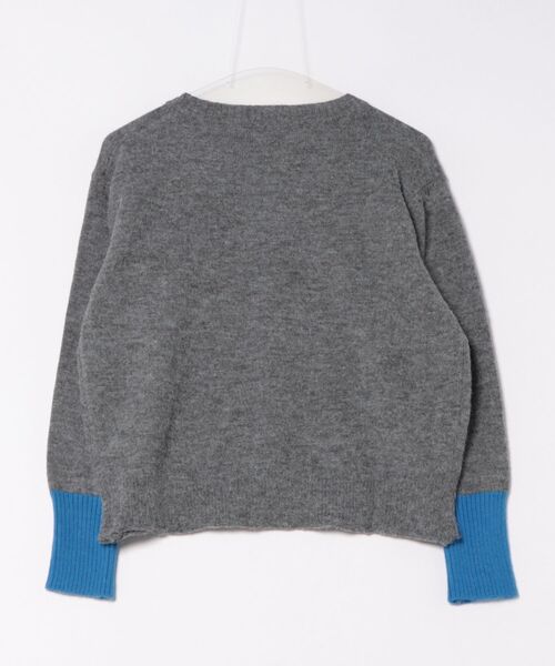 カーディガン 「 ammy. / エイミードット 」 バイカラー ハート