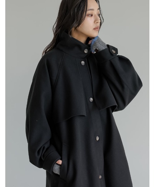 ステンカラーコート コート エリイソザイステンコート(HARE
