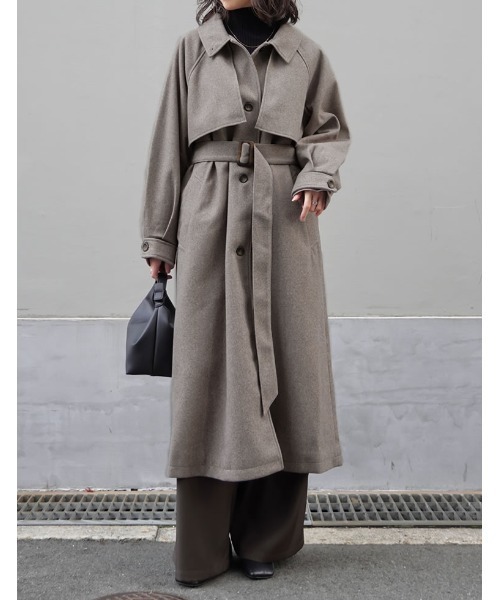 Re:EDIT（リエディ） ステンカラーコート コート 「2025AW COLLECTION