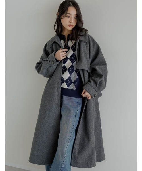 Re:EDIT（リエディ） ステンカラーコート コート 「2025AW COLLECTION