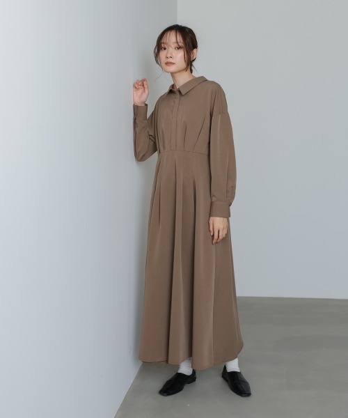 BAB（バブ） シャツワンピース 「選べるサイズ展開」2WAYウエスト