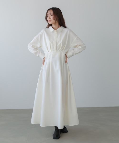 BAB（バブ） シャツワンピース 「選べるサイズ展開」2WAYウエスト