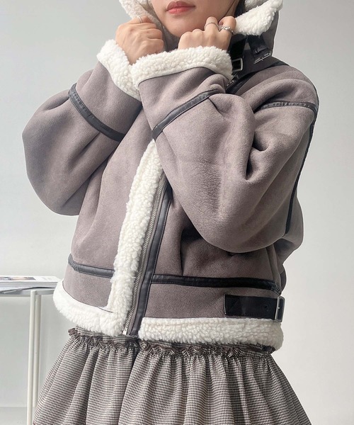 AS KNOW AS（アズノゥアズ） レザージャケット ライダース裏ボア