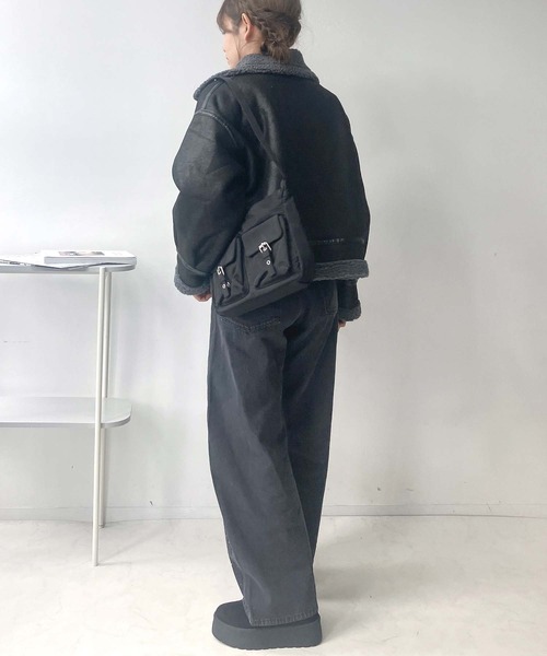 AS KNOW AS（アズノゥアズ） レザージャケット ライダース裏ボア