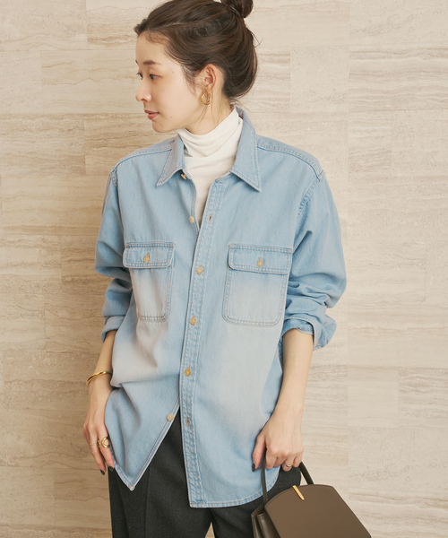 plage（プラージュ） ブラウス シャツ DENIM シャツ レディース