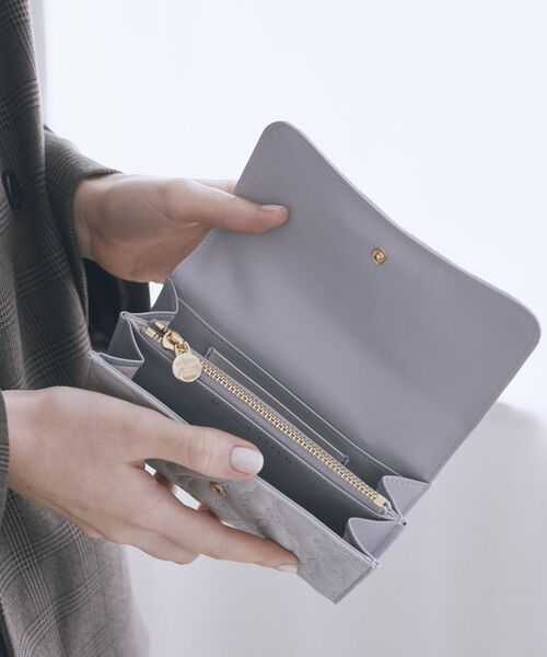 Maison de FLEUR（メゾンドフルール） 財布 リボンキルティングロング