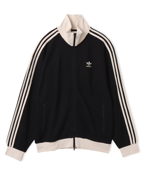 adidas ワッフル トラックジャケット adidas（アディダス） コート ジャケット adidas WAFFLE CLASSIC TRACK