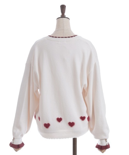 ♡フォクシーカーディガン♡ axes femme（アクシーズ ファム） カーディガン ハートジャカード