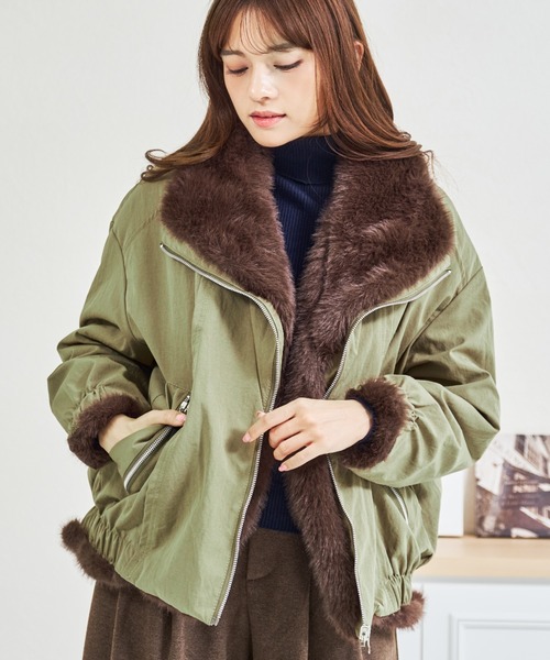 MISCH MASCH（ミッシュマッシュ） ブルゾン アウター ZOZO限定 ファー