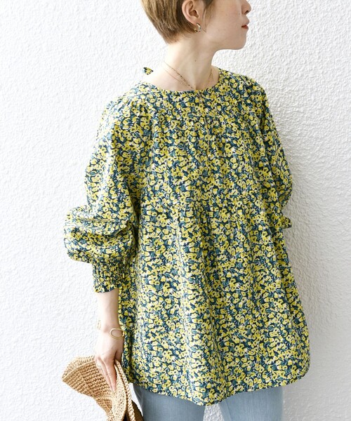 SHIPS any 「SHIPS any」 長袖チュニック ONE SIZE グリーン