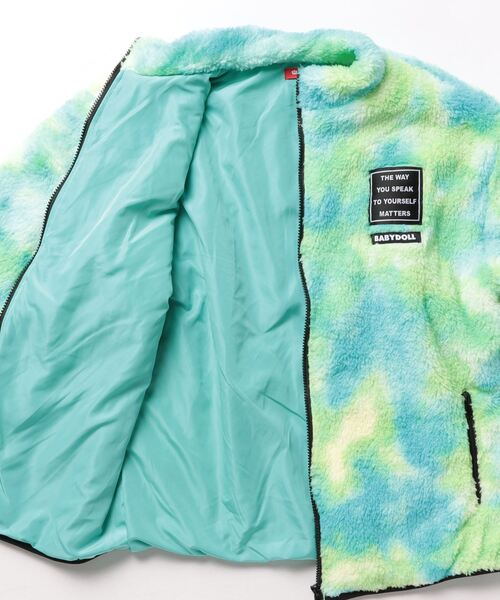 「BABYDOLL」 ブルゾン L イエロー×グリーン レディース_画像3