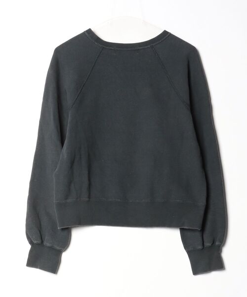 「AMERICANA」 スウェットカットソー - ブラック レディース_画像2