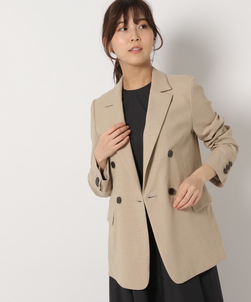 「BABYLONE」 テーラードジャケット 36 ベージュ レディース_画像5