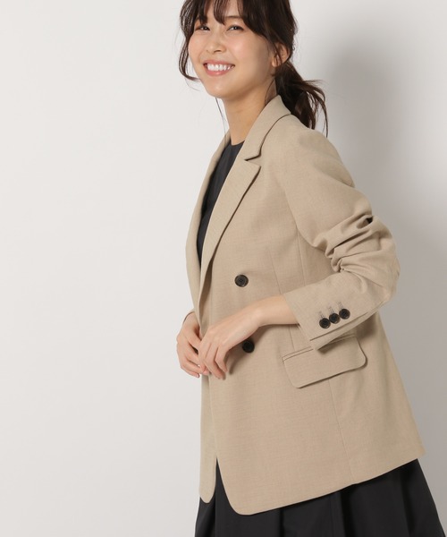 「BABYLONE」 テーラードジャケット 36 ベージュ レディース_画像7