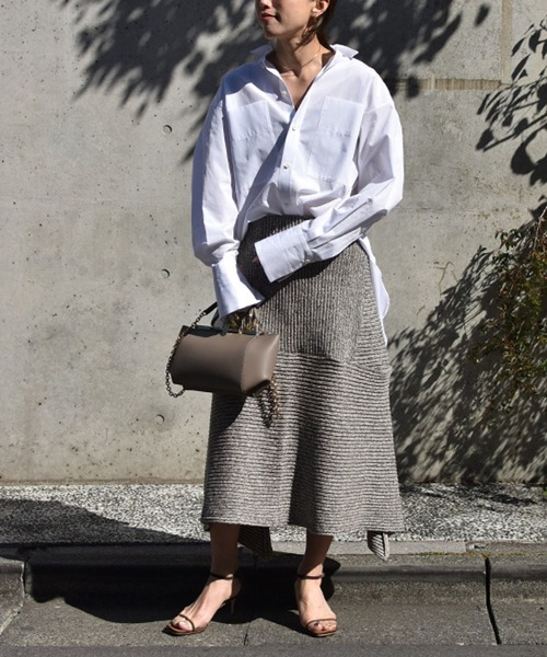 「Chaos」 ニットスカート FREE ホワイト系その他6 レディース_画像3