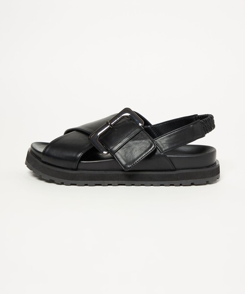 BEAUTY＆YOUTH UNITED ARROWS サンダル ビッグバックル クロス