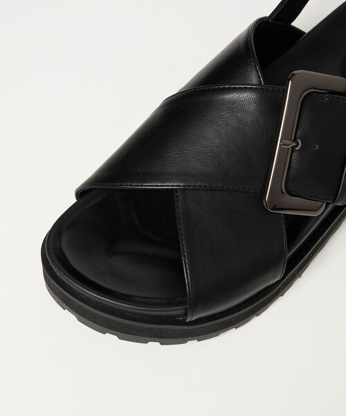 BEAUTY＆YOUTH UNITED ARROWS サンダル ビッグバックル クロス