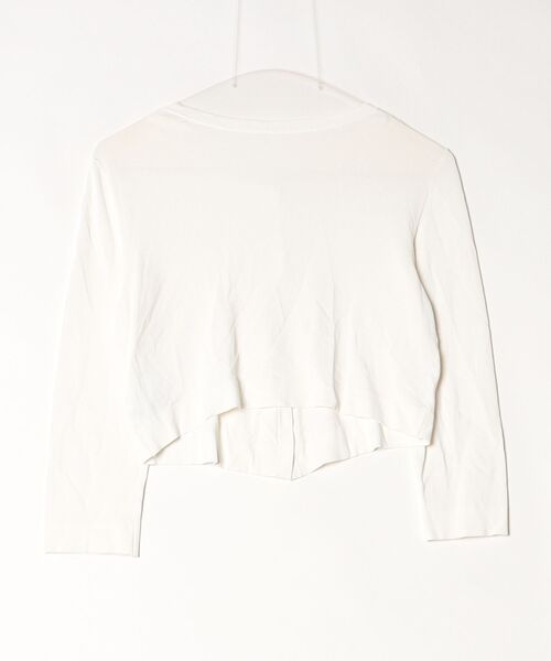 FOXEY NEW YORK 「FOXEY YORK」 7分袖ニットカーディガン 42 ホワイト