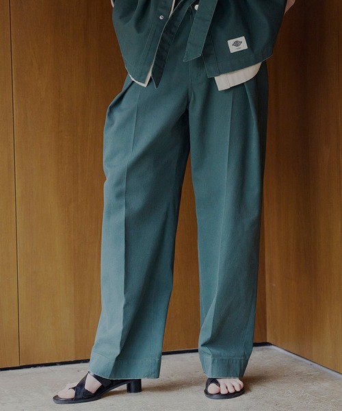 Dickies（ディッキーズ） ワイドパンツ チノパン × Ameri TUCK PANTS