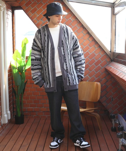 「８(eight)」 ニットカーディガン MEDIUM ベージュ メンズ_画像9