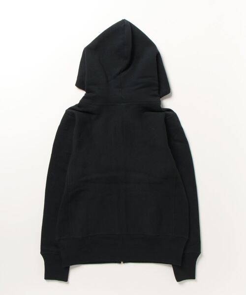 「Champion」 ジップアップパーカー LARGE ダークネイビー メンズの画像