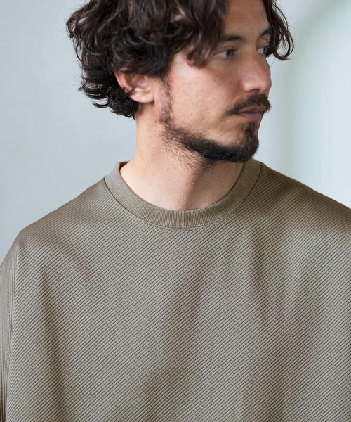 「Magine」 7分袖Tシャツ 44 グレー メンズ_画像5