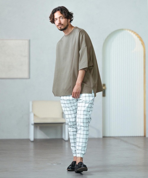「Magine」 7分袖Tシャツ 44 グレー メンズ_画像9