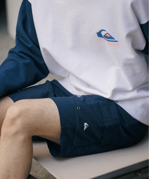 「Quiksilver」 ハーフパンツ MEDIUM ブラック メンズ_画像2