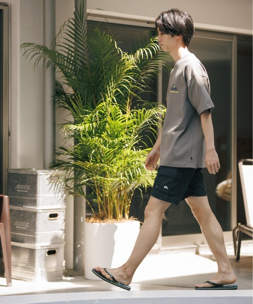 「Quiksilver」 ハーフパンツ MEDIUM ブラック メンズ_画像4