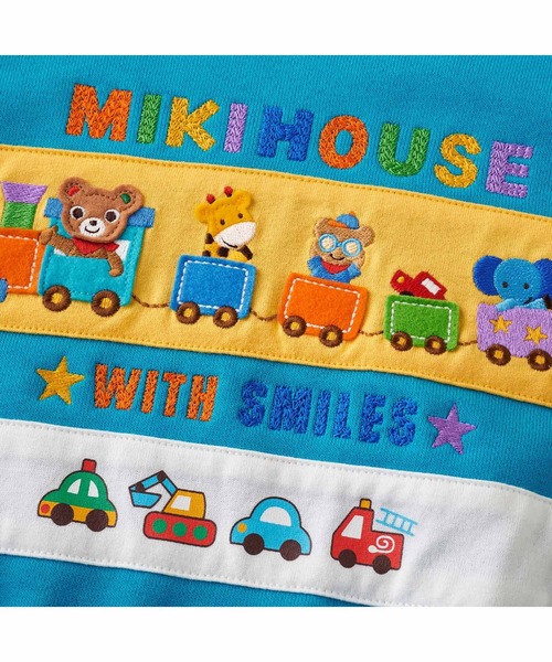 MIKI HOUSE（ミキハウス） トレーナー プッチーボーダー風トレーナー