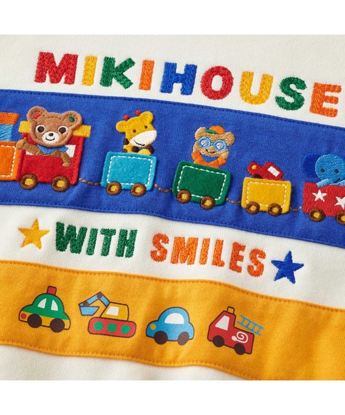 MIKI HOUSE（ミキハウス） トレーナー プッチーボーダー風トレーナー