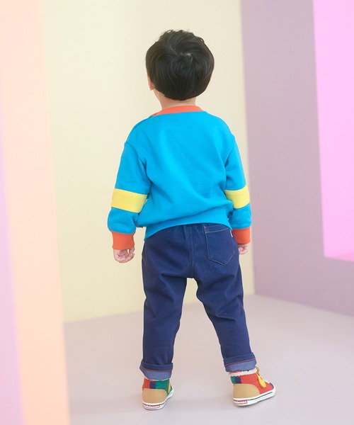 MIKI HOUSE（ミキハウス） トレーナー プッチーボーダー風トレーナー