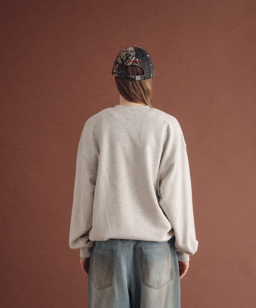 「WISH FOR EVER」 スウェットカットソー MEDIUM ブラック メンズ_画像6
