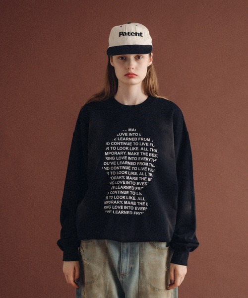 「WISH FOR EVER」 スウェットカットソー MEDIUM ブラック メンズ_画像9