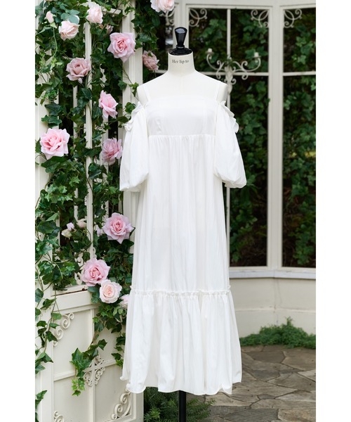 ワンピース Mia Volume Sleeve Dressの画像