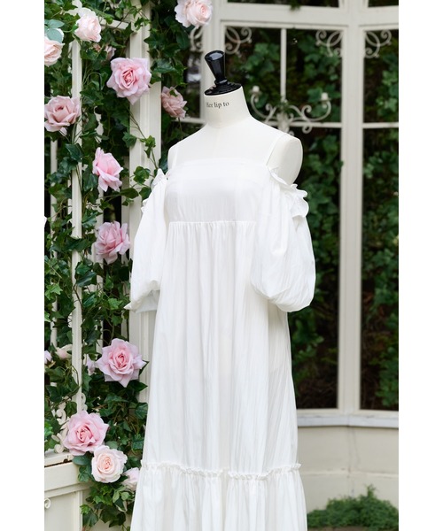 ワンピース Mia Volume Sleeve Dressの画像
