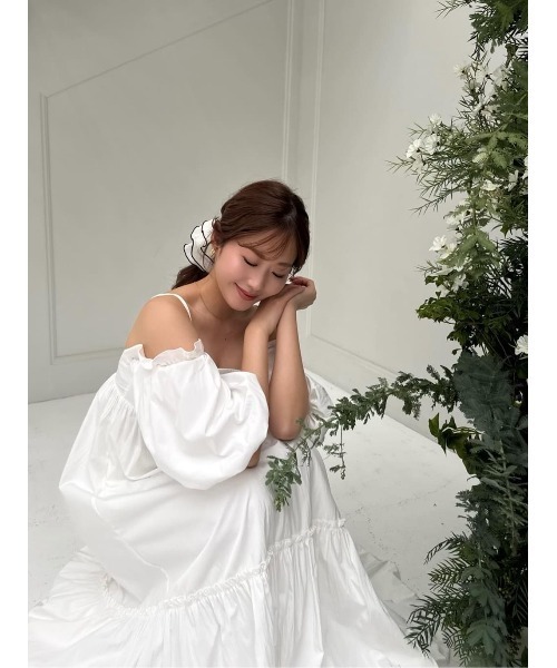 ワンピース Mia Volume Sleeve Dressの画像