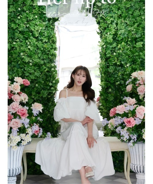 ワンピース Mia Volume Sleeve Dressの画像