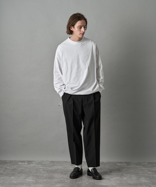 「SLICK」 長袖Tシャツ 1 スミクロ メンズ_画像7