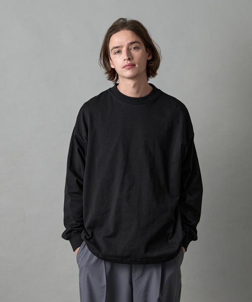 「SLICK」 長袖Tシャツ 1 スミクロ メンズ_画像9